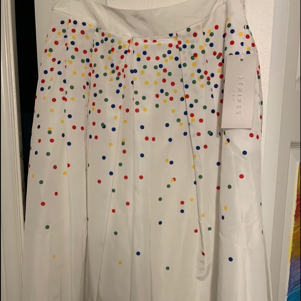 HBC stripes X Courtney Confetti Skirt